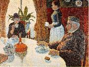 Paul Signac Breakfast, oil